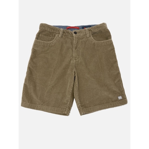 Cova Other - Cova Kordo Shorts Men’s 34 Brown Khaki Beach Skate Surf Y2K Corduroy Pockets